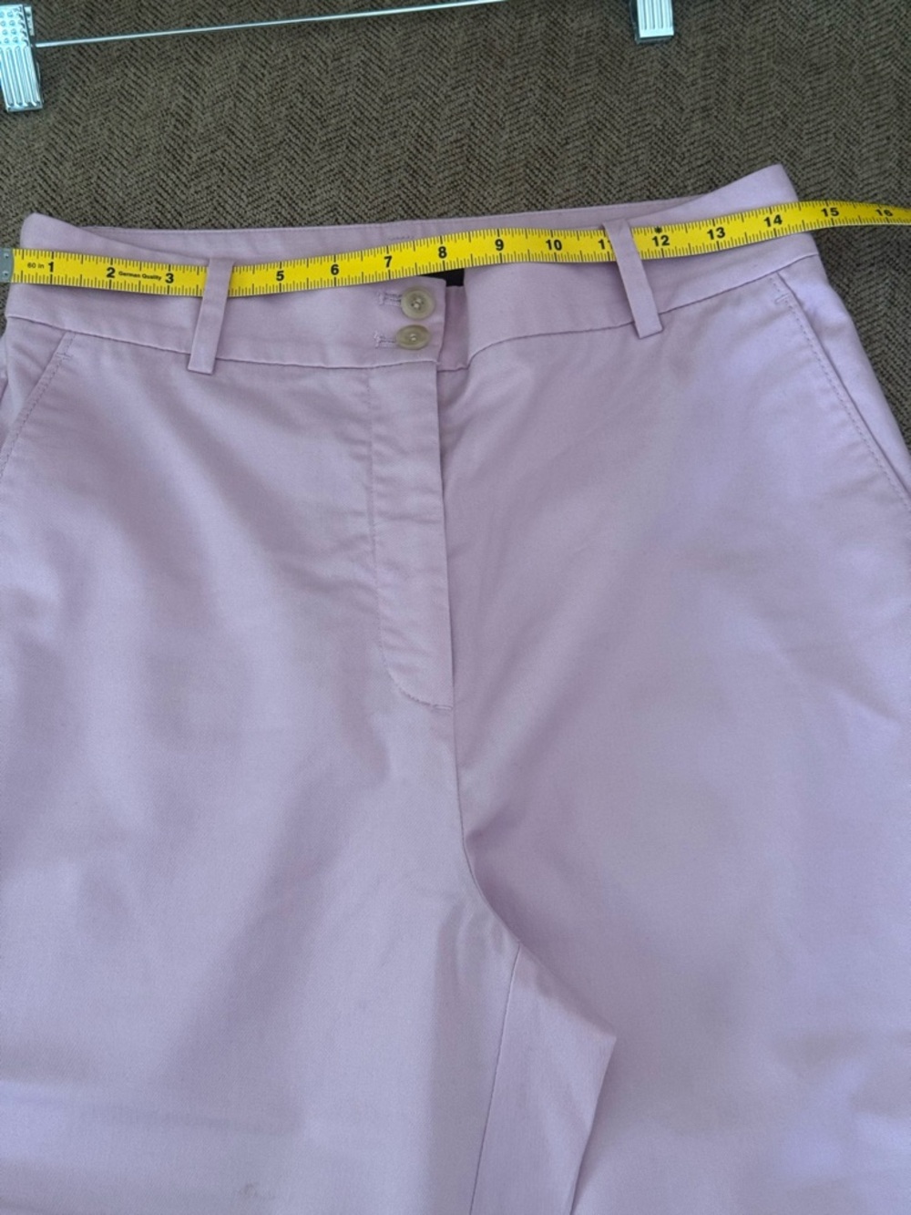 Ann Taylor Lavender Curvy Chino Ankle Pants - Picture 7 of 8